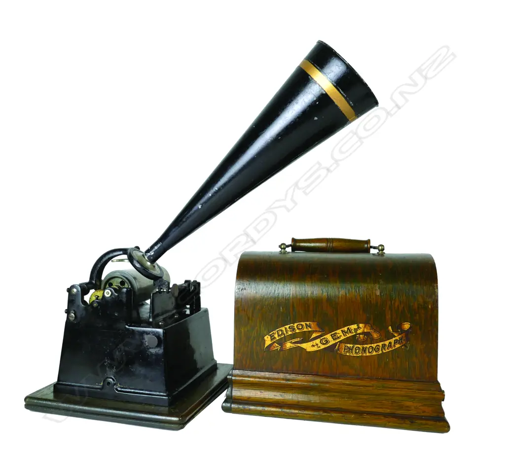 A vintage Edison 'Gem' cylinder phonograph Image 1++