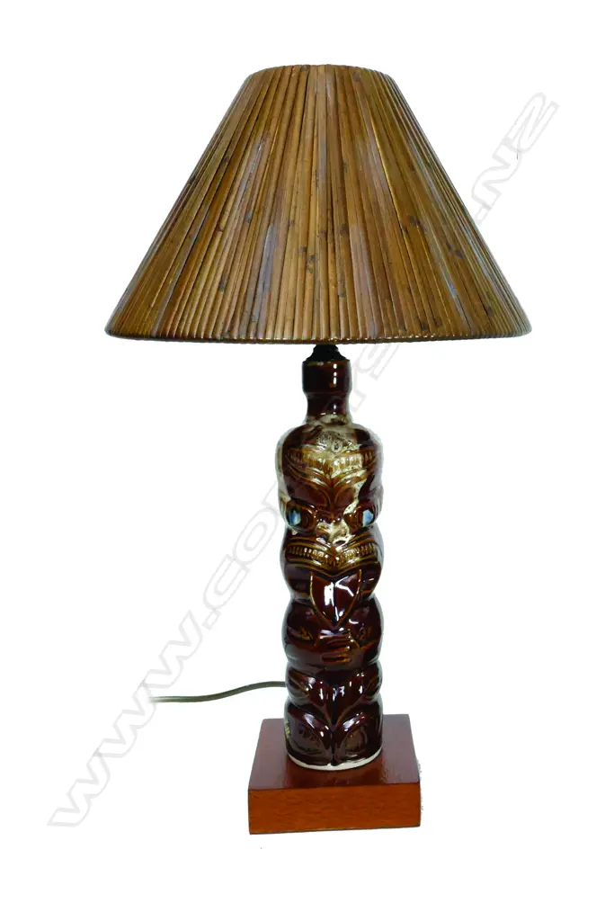 A vintage Titoki liqueur bottle lamp Image 1++
