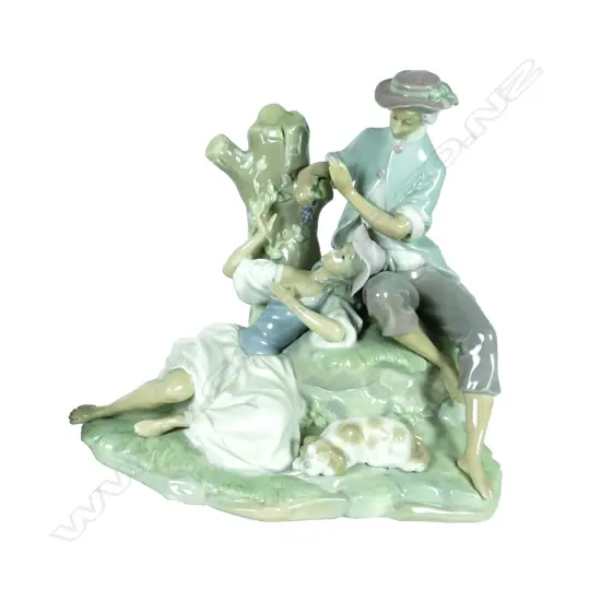 A large Lladro figure group