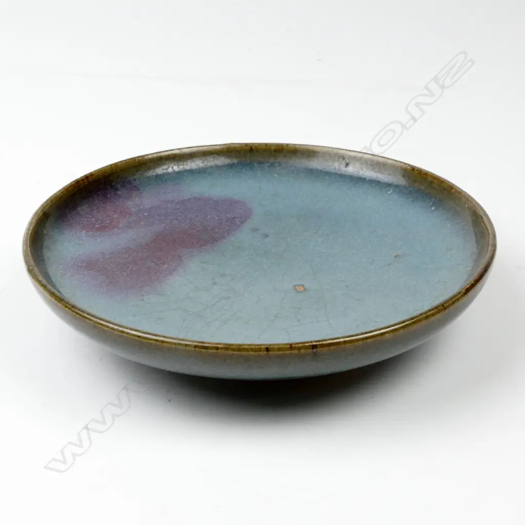 A Chinese Jun glazed dish Image 1++