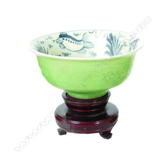 A Chinese Ming-style provincial deep bowl