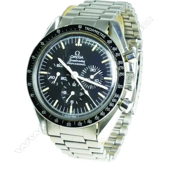 A c.1982 Omega Speedmaster professional Moon watch