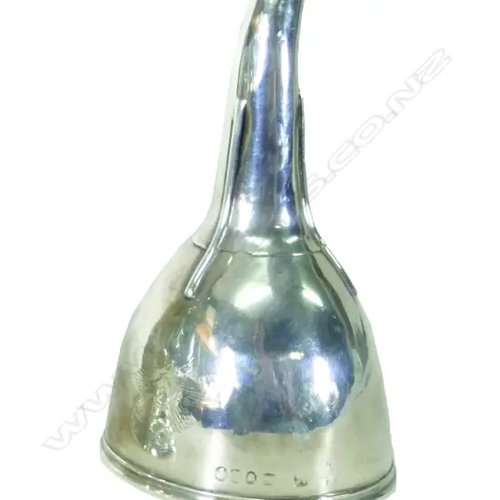 A Victorian silver wine funnel