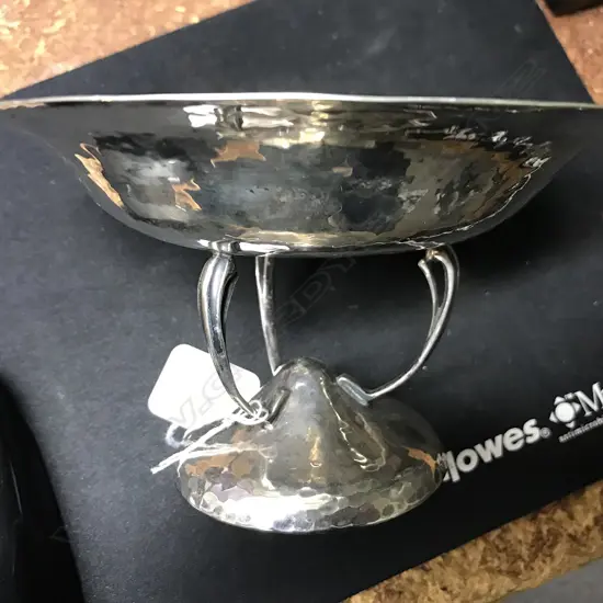An Edwardian silver tazza