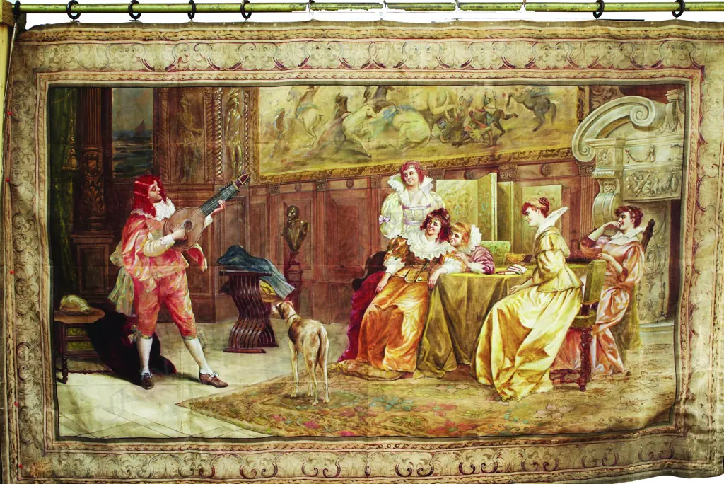 An impressive large 19thC French wall hanging Image 1++