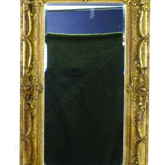 A neo-classical style gilt framed mirror