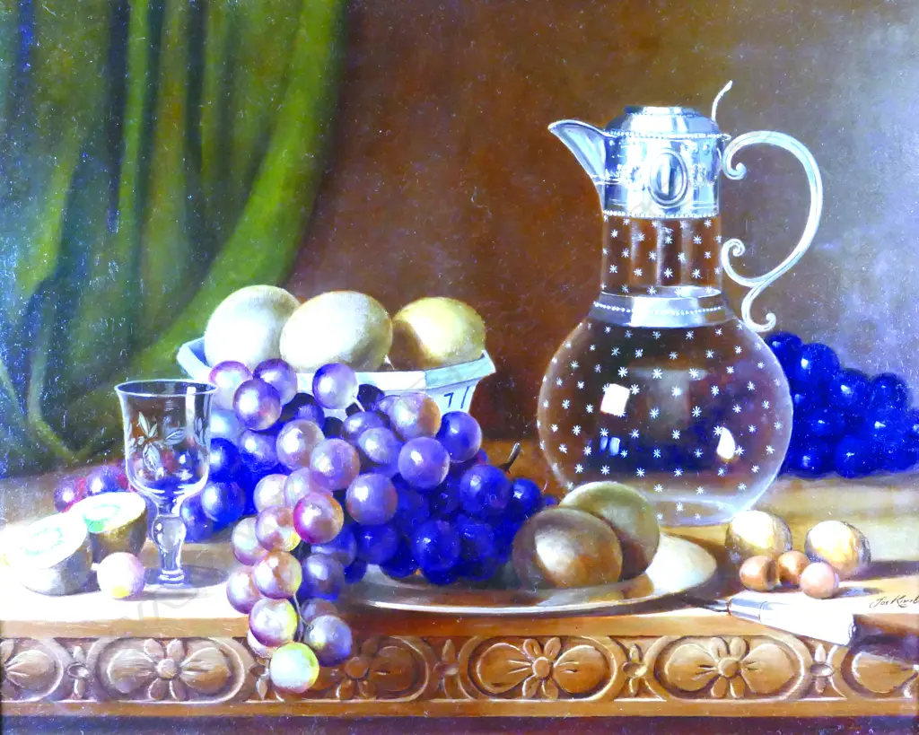 Jos Kivits 'Still Life with Kiwifruit Image 1++