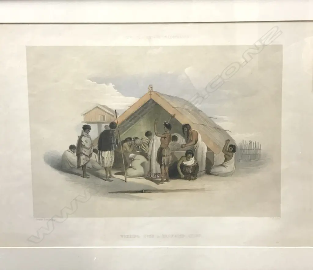 George French Angus 'Weeping over a Deceased Chief' Image 1++