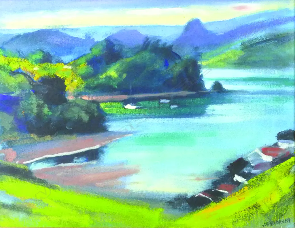 John Horner 'Whangaroa' oil on board Image 1++