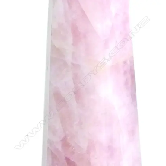A massive quartz obelisk