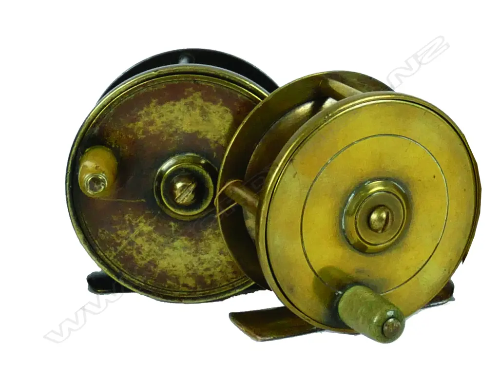 Two similar brass 2½" quality fly reels Image 1++
