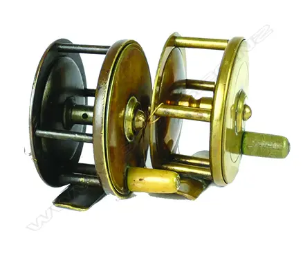 Two similar brass 2½" quality fly reels Image 1++