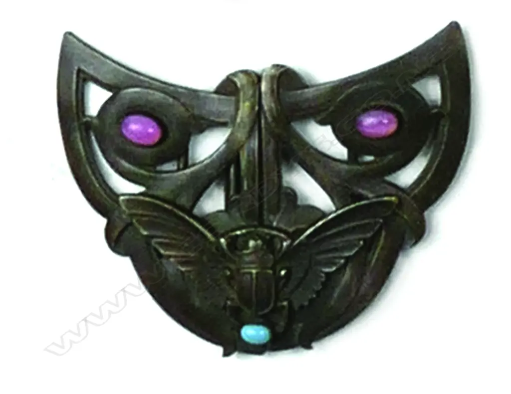 ART NOUVEAU 'SCARAB' BEETLE BELT BUCKLE Image 1++