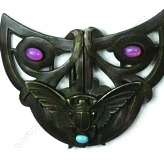 ART NOUVEAU 'SCARAB' BEETLE BELT BUCKLE