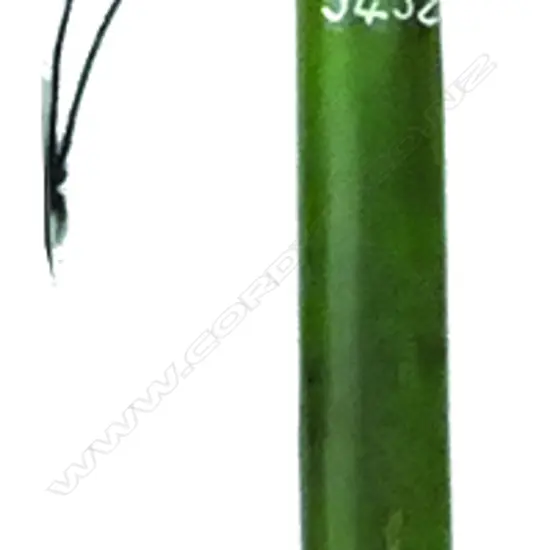 A 19thC Maori pounamu kuru pendant