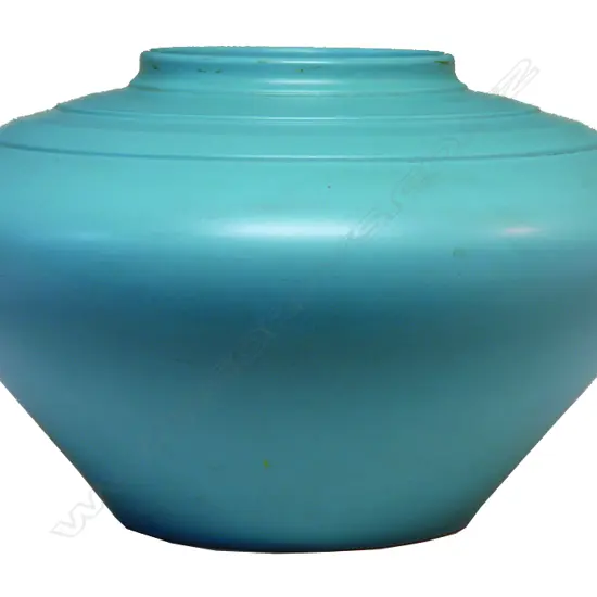 A good Keith Murray turquoise blue large vase