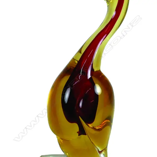 A Murano glass duck
