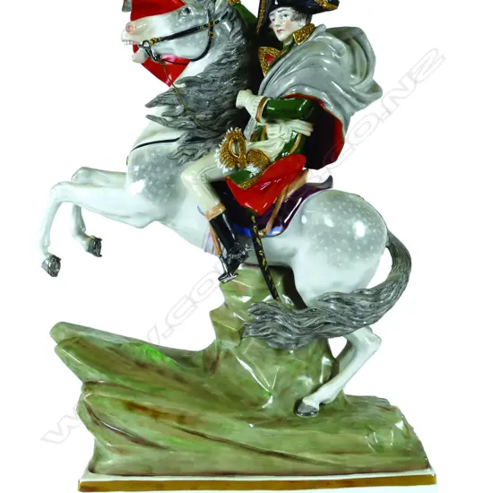 A German Sitzendorf porcelain figure group