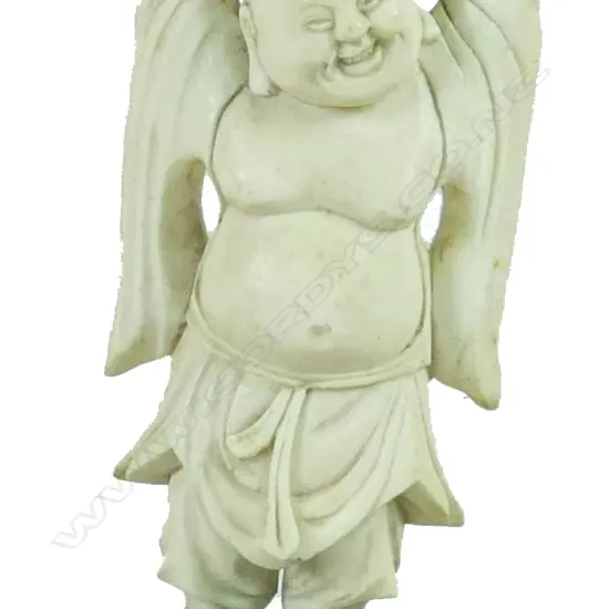 A Chinese carved ivory figure of Buddha