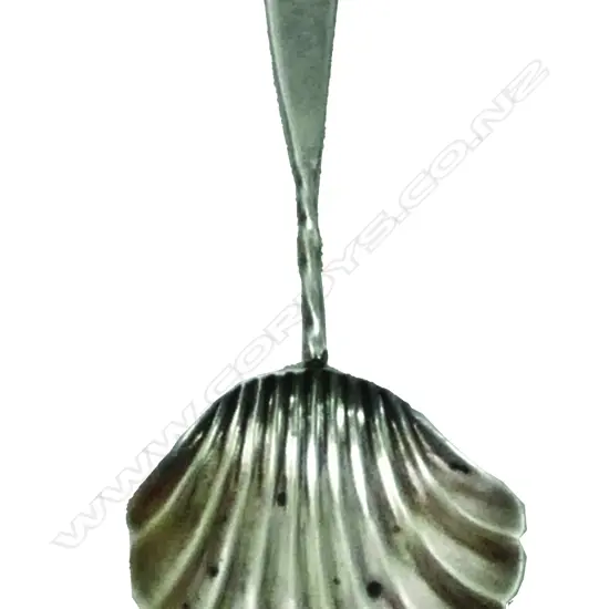 An early 20thC silver caddy spoon