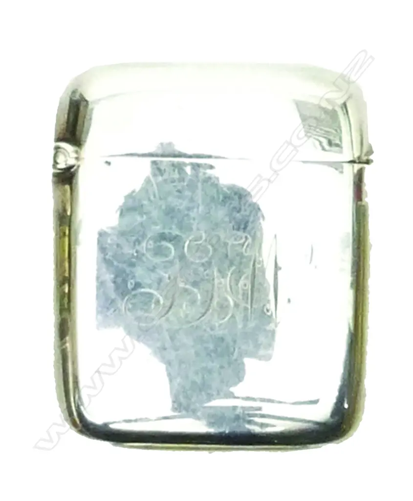 An Edwardian silver vesta box Image 1++