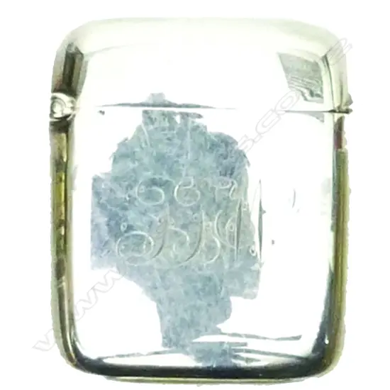 An Edwardian silver vesta box