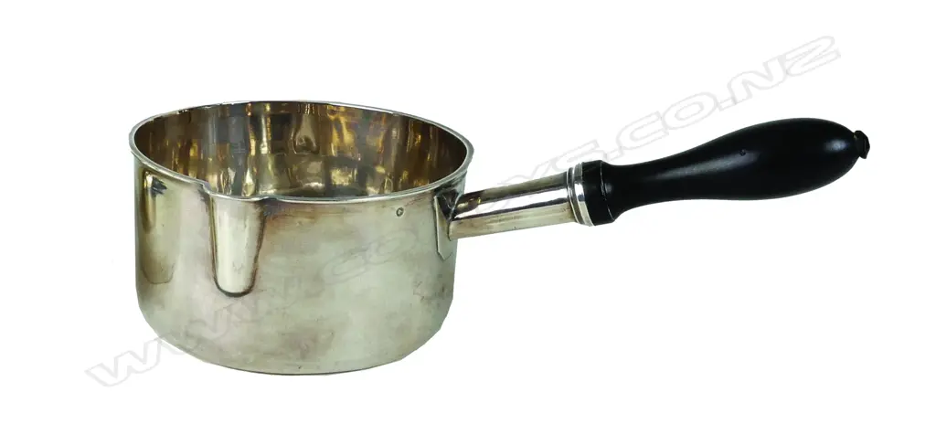 A large French silver brandy saucepan Image 1++