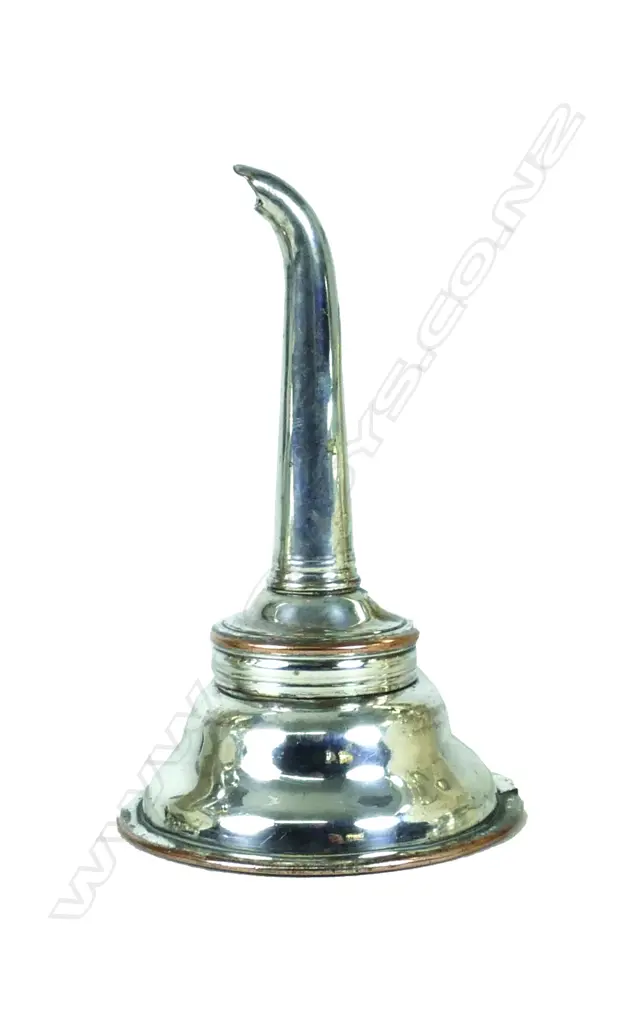 An Old Sheffield Plate wine funnel Image 1++