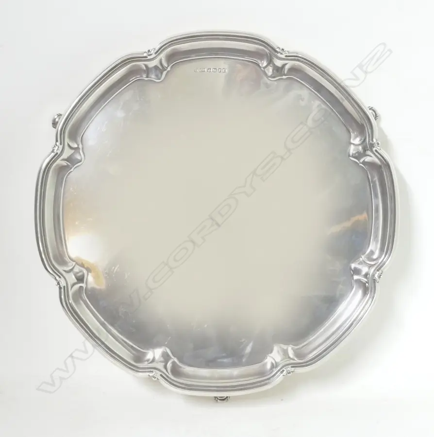 A 1934 Jubilee hallmark silver salver Image 1++