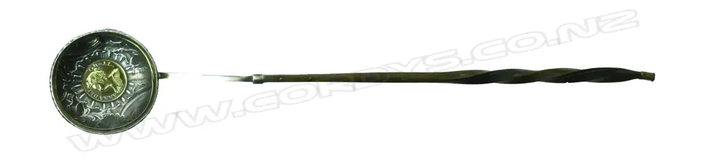 An early 18thC silver punch ladle Image 1++