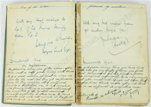 A WWII POW log book of Lieut. Kenneth Joseph Michael Payne Image 1++