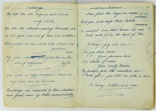 A WWII POW log book of Lieut. Kenneth Joseph Michael Payne Image 1++