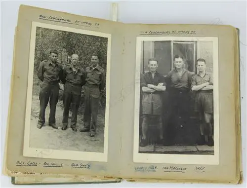 A WWII POW log book of Lieut. Kenneth Joseph Michael Payne Image 1++