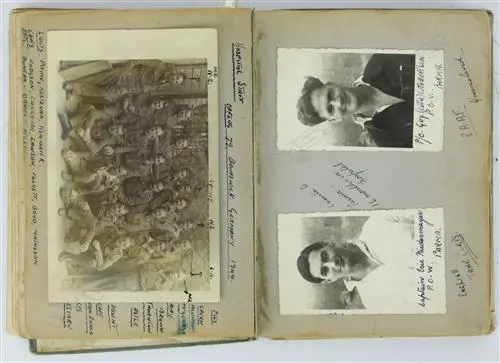 A WWII POW log book of Lieut. Kenneth Joseph Michael Payne Image 1++