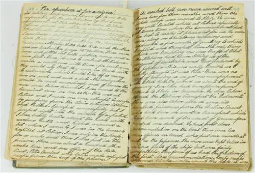 A WWII POW log book of Lieut. Kenneth Joseph Michael Payne Image 1++