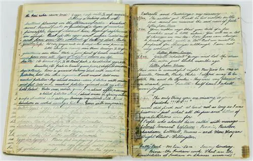 A WWII POW log book of Lieut. Kenneth Joseph Michael Payne Image 1++