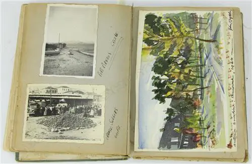 A WWII POW log book of Lieut. Kenneth Joseph Michael Payne Image 1++