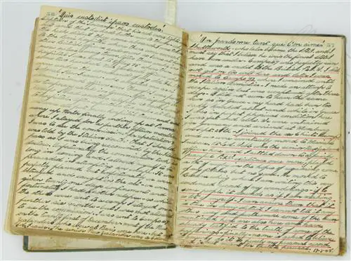 A WWII POW log book of Lieut. Kenneth Joseph Michael Payne Image 1++