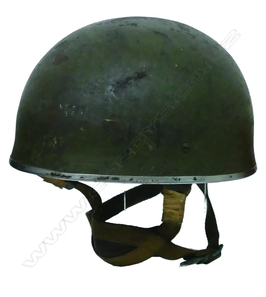 A British WWII paratroopers helmet and Tommy helmet Image 1++
