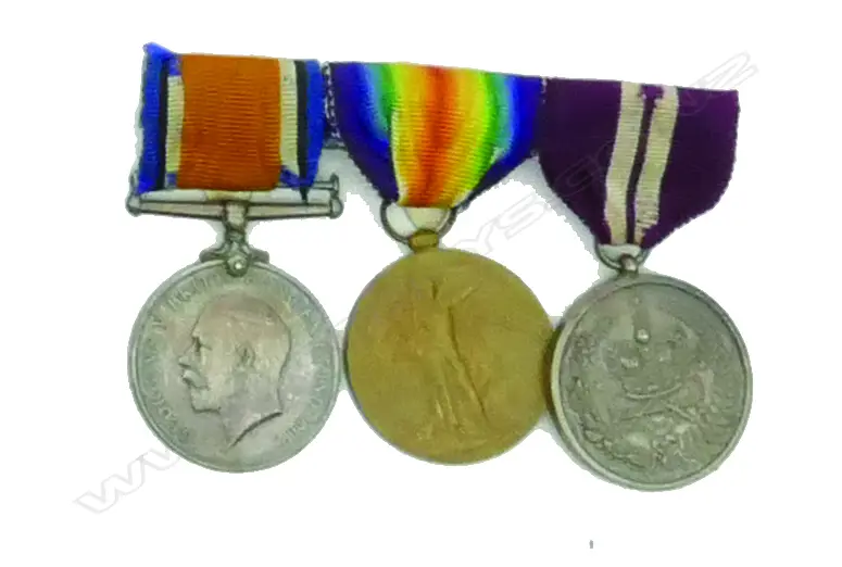 A set of three WWI medals Image 1++