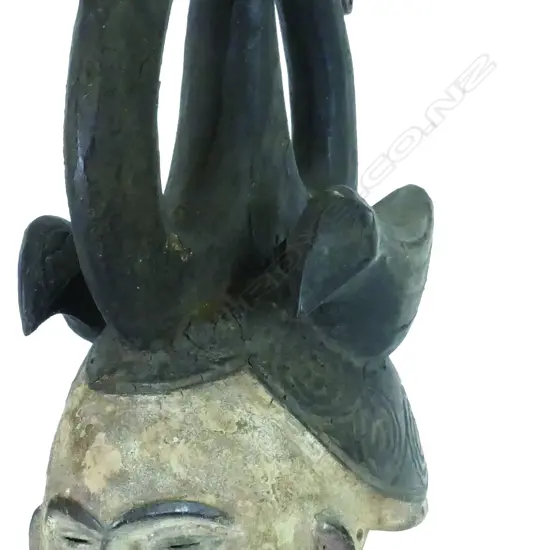 A West African helmet mask