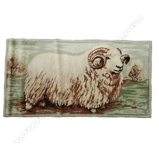 A vintage Feltex N.Z. Series picture rug