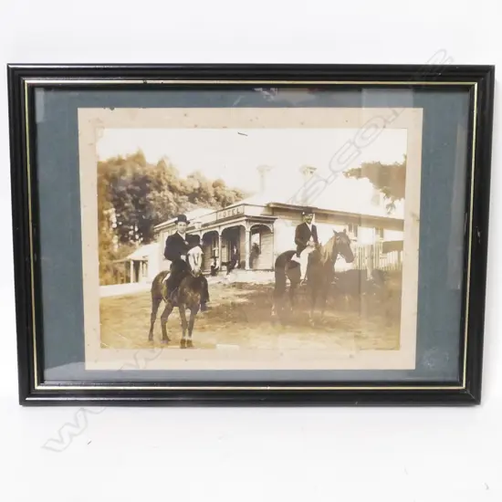 Three framed vintage photographs