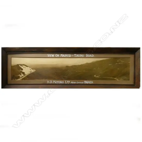 A large format photographic panorama 'Titiokura Hill