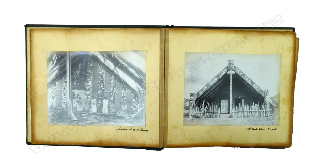 A good N.Z. colonial Maori subject photo album Image 1++