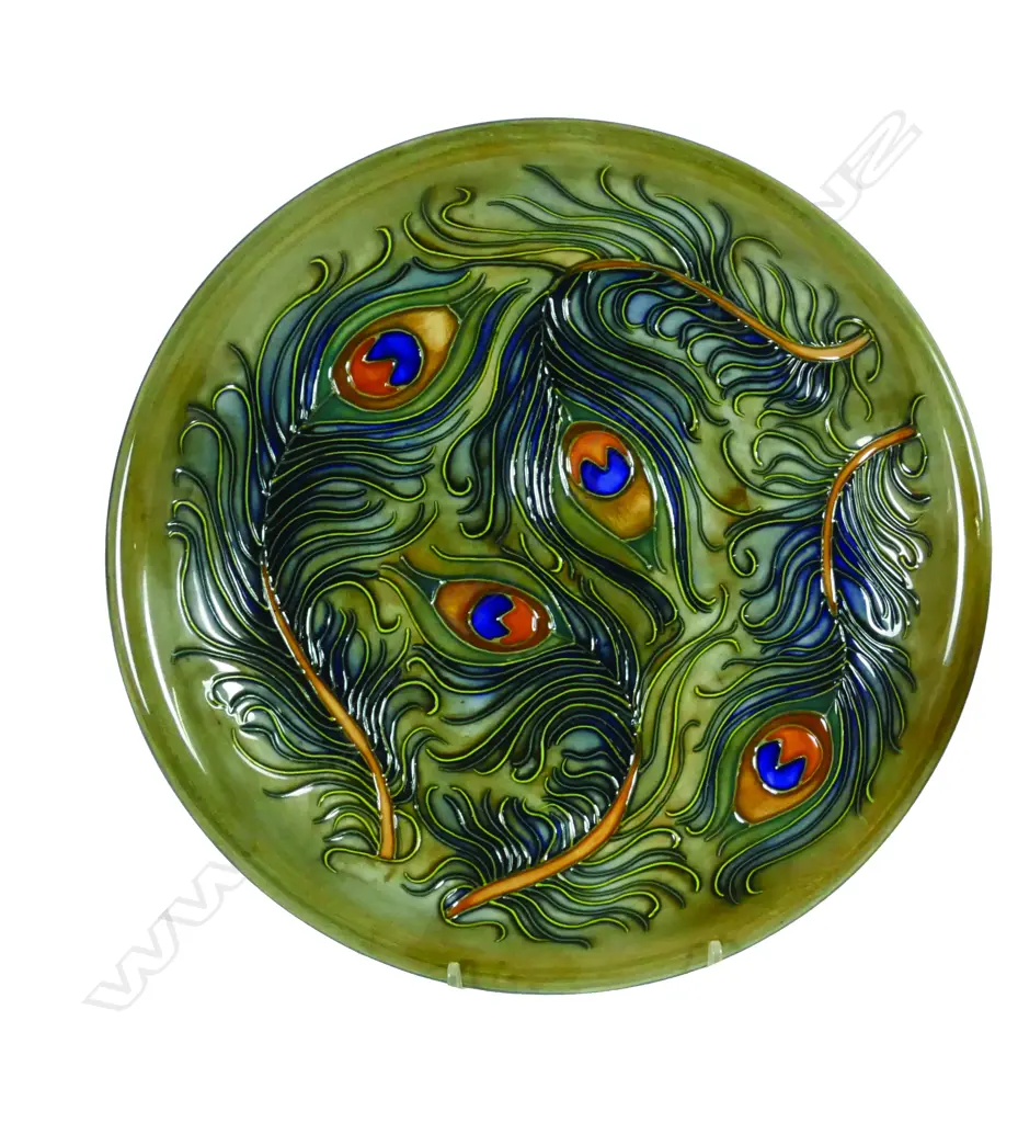 A modern Moorcroft circular shallow dish Image 1++