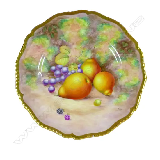 A Royal Worcester cabinet plate