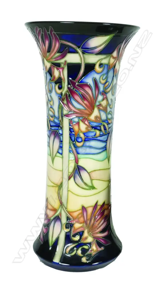 A rare modern Moorcroft trial design trumpet form vase Image 1++