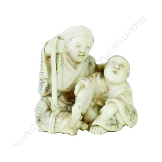 An ivory netsuke