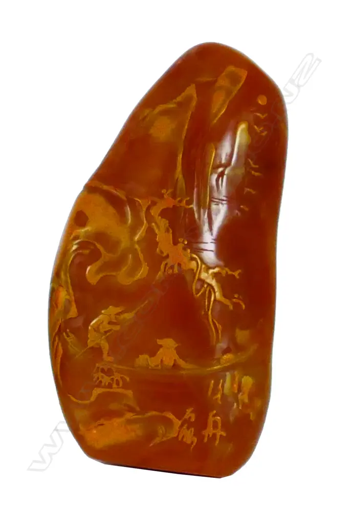 A Chinese Tianhuang yellow stone fingering piece Image 1++